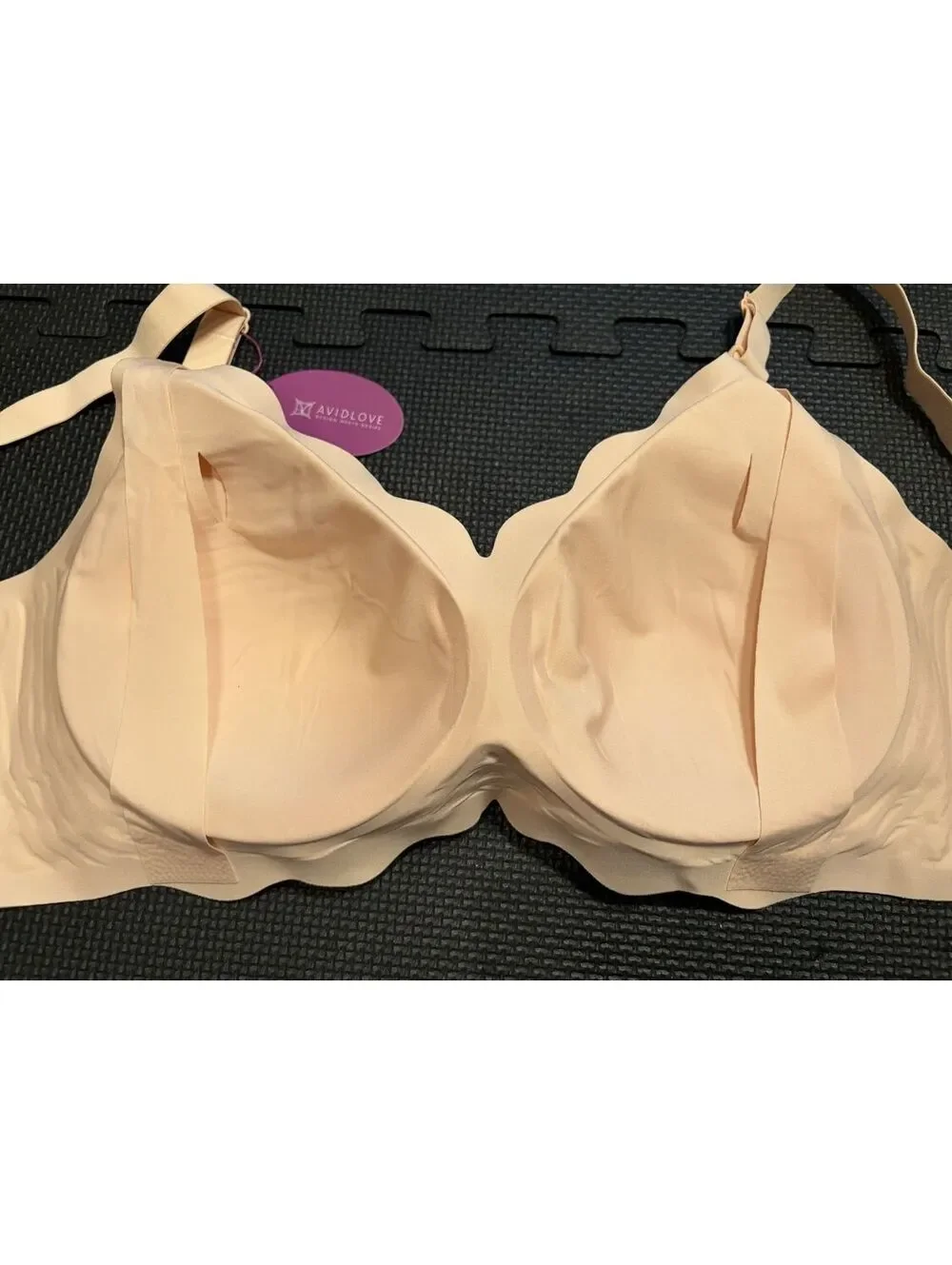 Avidlove Seamless Wireless Full Coverage Bra Nude 2XL NWT